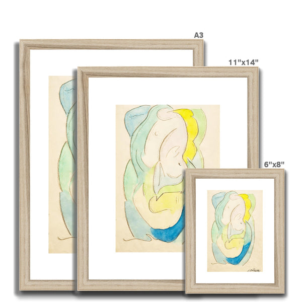 Abstraction Framed & Mounted Print