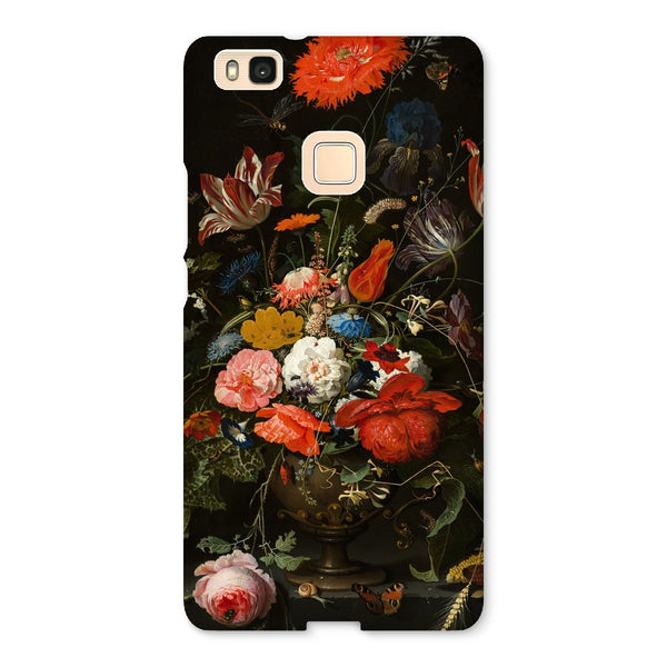 Vintage Metal Vase Flowers Snap Phone Case