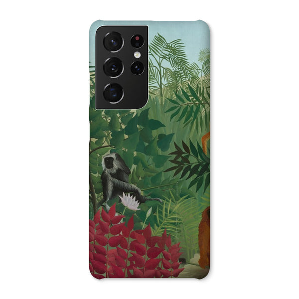 Tropical Forest & Monkeys Snap Phone Case