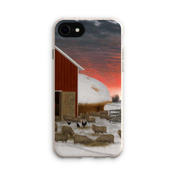 Barnyard in Winter Eco Phone Case