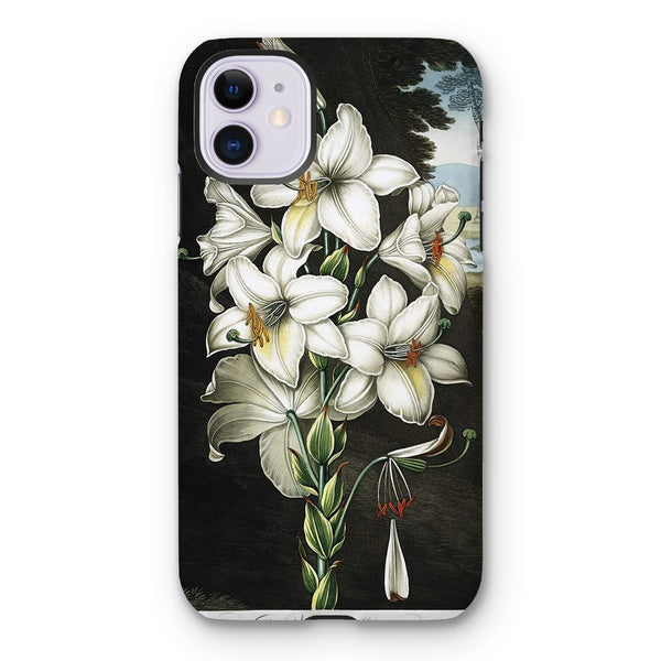 White Lilies Tough Phone Case