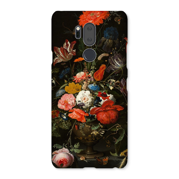 Vintage Metal Vase Flowers Snap Phone Case