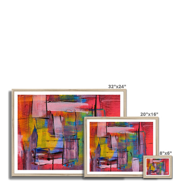 Abstract Close Up Budget Framed Poster