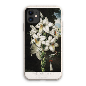 White Lilies Eco Phone Case