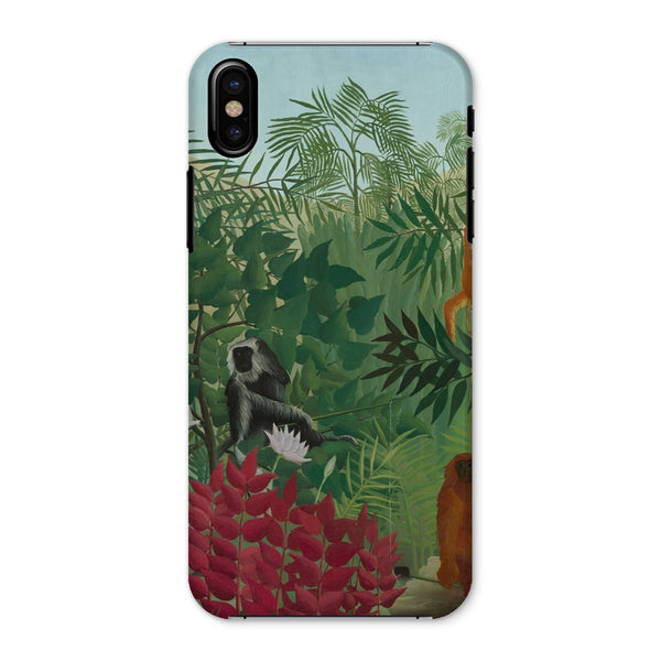 Tropical Forest & Monkeys Snap Phone Case