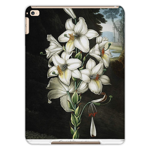 White Lilies Tablet Cases