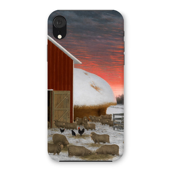 Barnyard in Winter Snap Phone Case