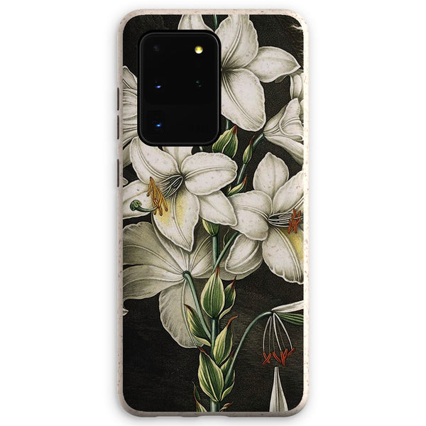 White Lilies Eco Phone Case