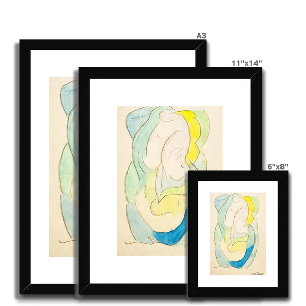 Abstraction Framed & Mounted Print