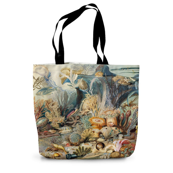 Ocean Life Canvas Tote Bag