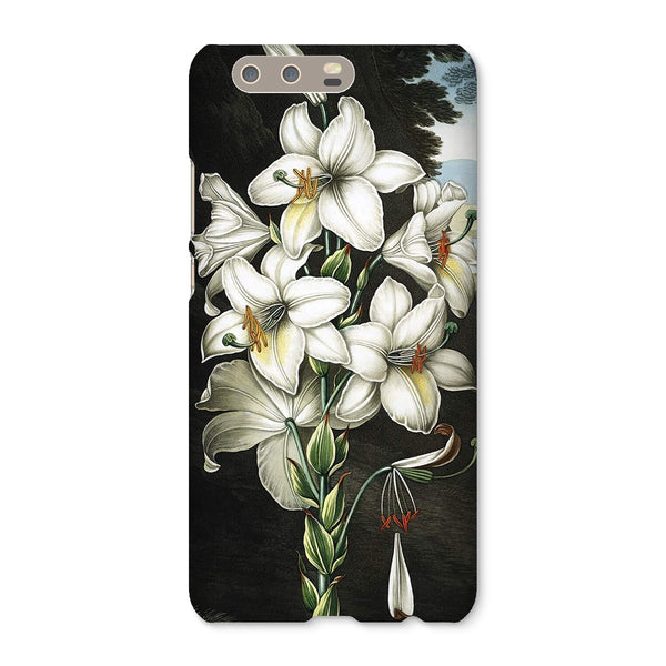 White Lilies Snap Phone Case