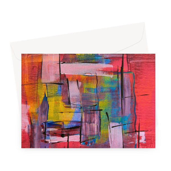 Abstract Close Up Greeting Card