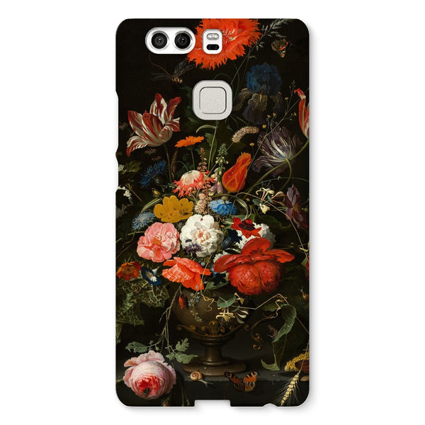 Vintage Metal Vase Flowers Snap Phone Case