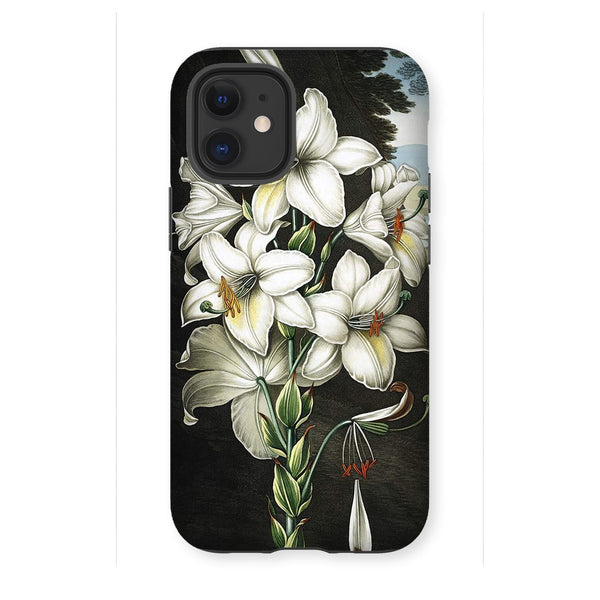 White Lilies Tough Phone Case