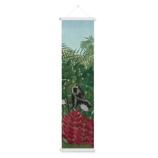 Tropical Forest & Monkeys Wall Height Chart