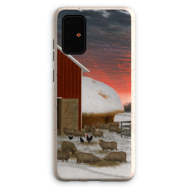 Barnyard in Winter Eco Phone Case