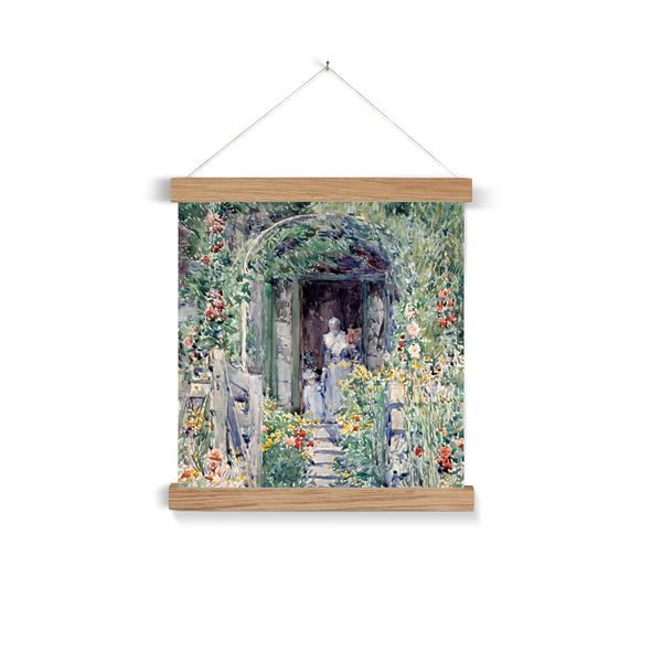 The Garden in its Glory Fine Art Print with Hanger