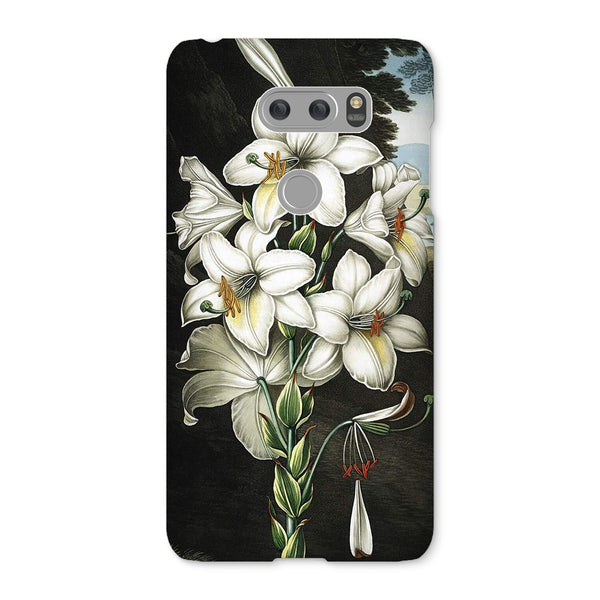 White Lilies Snap Phone Case