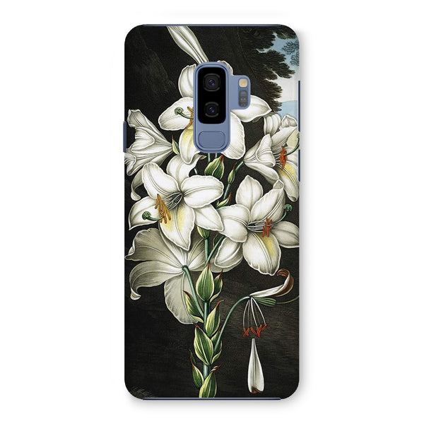 White Lilies Snap Phone Case