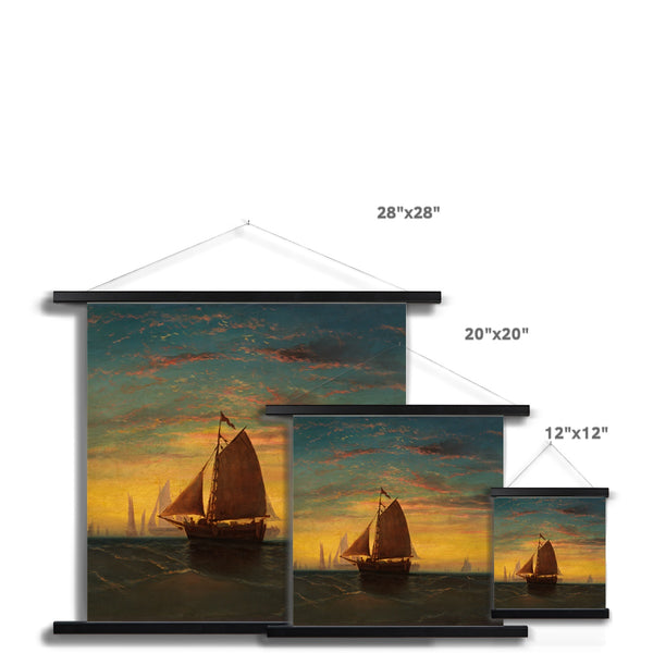 Boston Harbour Fine Art Print with Hanger