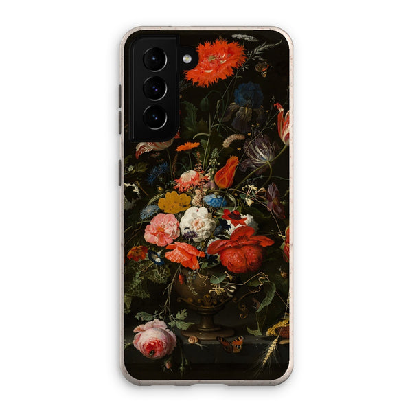 Vintage Metal Vase Flowers Eco Phone Case