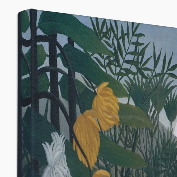 Tropical Forest & The Lion Canvas