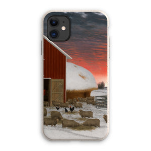 Barnyard in Winter Eco Phone Case