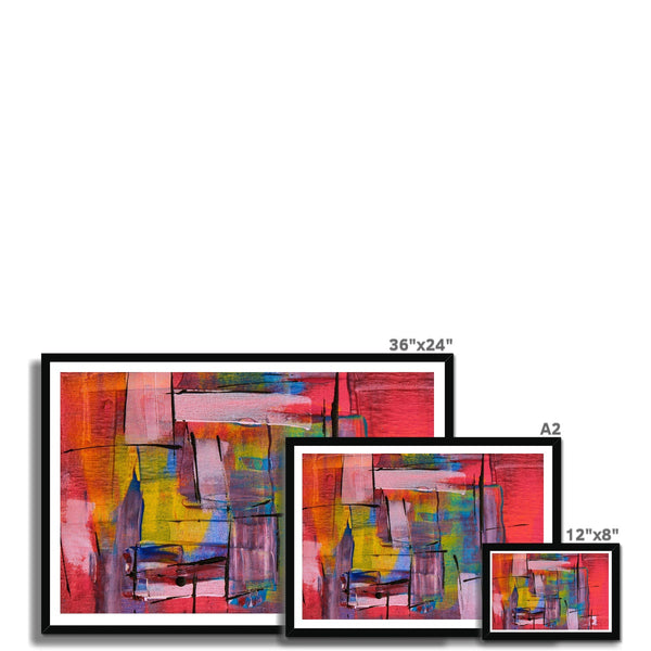 Abstract Close Up Framed Print