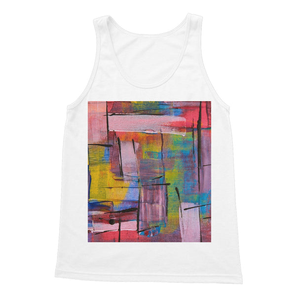 Abstract Close Up Softstyle Tank Top