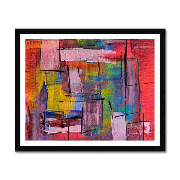 Abstract Close Up Budget Framed Poster