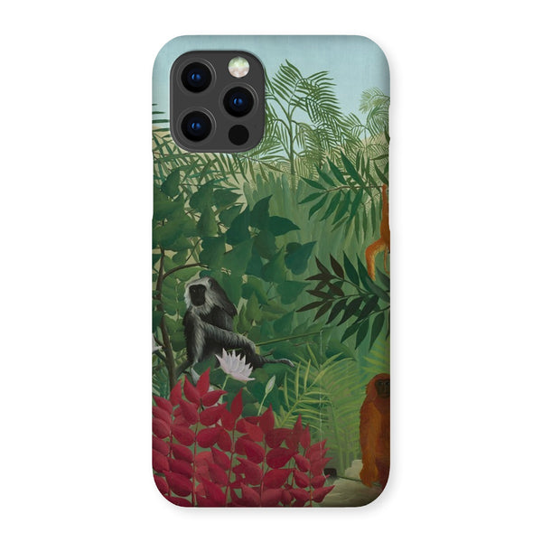 Tropical Forest & Monkeys Snap Phone Case