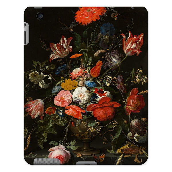 Vintage Metal Vase Flowers Tablet Cases