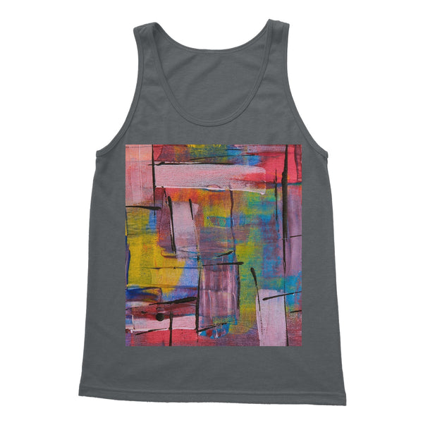 Abstract Close Up Softstyle Tank Top