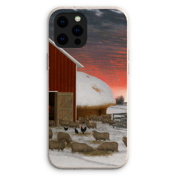 Barnyard in Winter Eco Phone Case