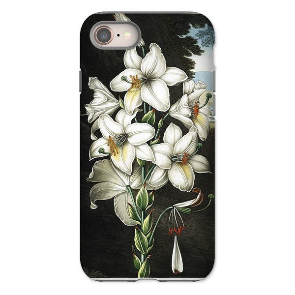 White Lilies Tough Phone Case