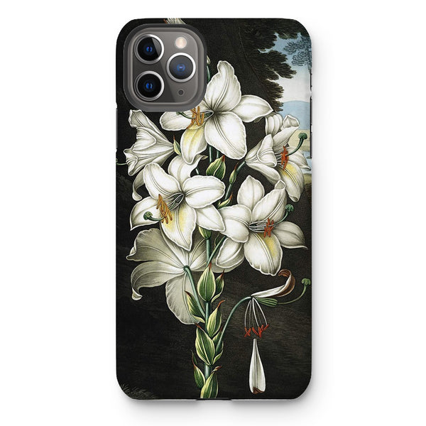 White Lilies Tough Phone Case