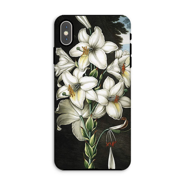 White Lilies Tough Phone Case