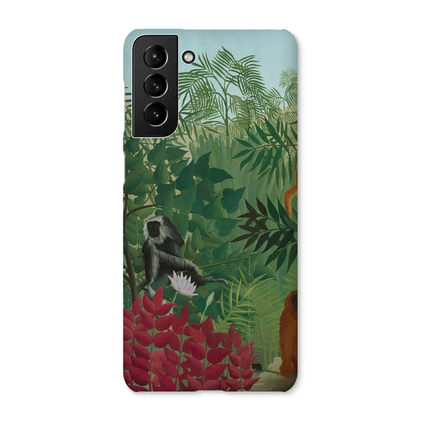 Tropical Forest & Monkeys Snap Phone Case