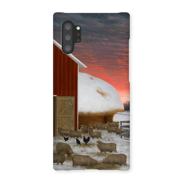 Barnyard in Winter Snap Phone Case