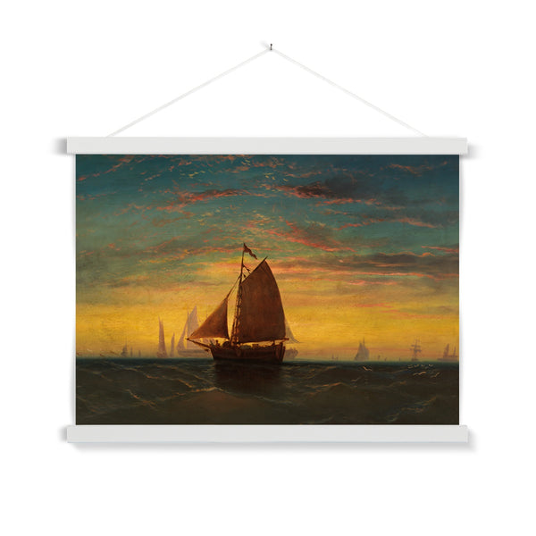 Boston Harbour Fine Art Print with Hanger