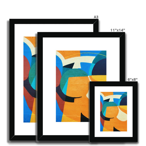 Abstract Vibe Framed & Mounted Print