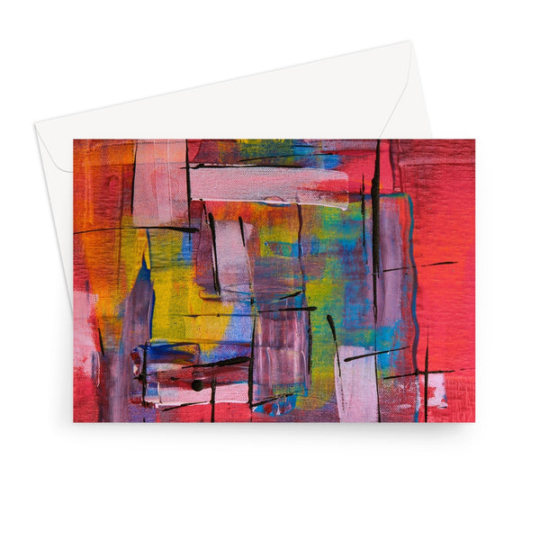 Abstract Close Up Greeting Card