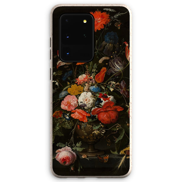 Vintage Metal Vase Flowers Eco Phone Case