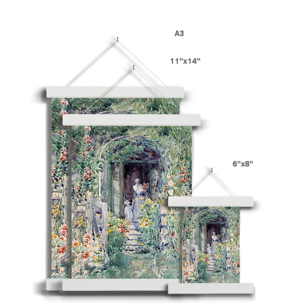 The Garden in its Glory Fine Art Print with Hanger