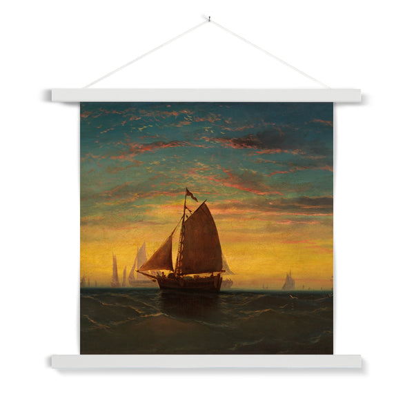 Boston Harbour Fine Art Print with Hanger