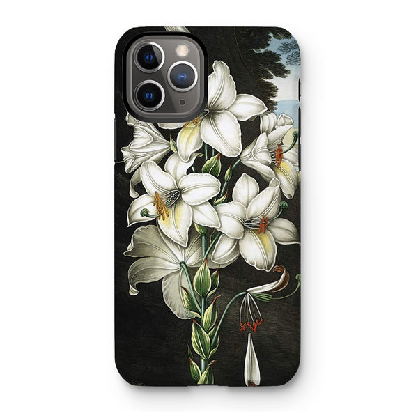 White Lilies Tough Phone Case