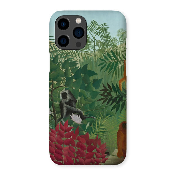 Tropical Forest & Monkeys Snap Phone Case